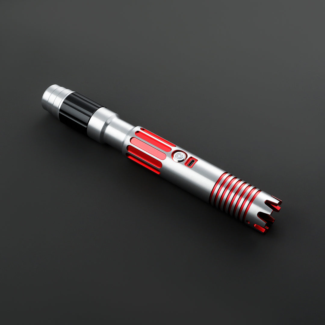 DamienSaber Lightsaber HX Series Red Light Saber Bluetooth Xenopixel 3.0 Hilt 26CM