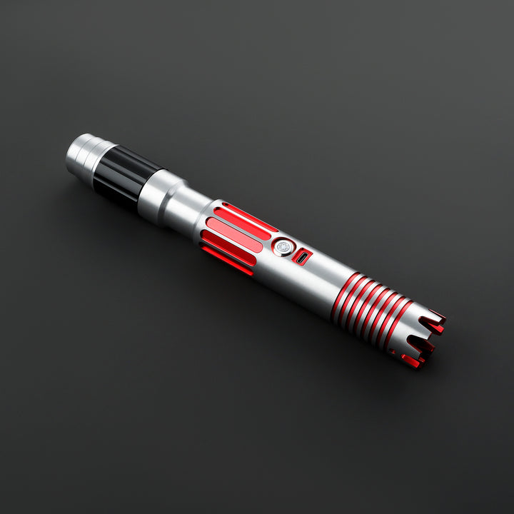 DamienSaber Lightsaber HX Series Red Light Saber Bluetooth Xenopixel 3.0 Hilt 26CM