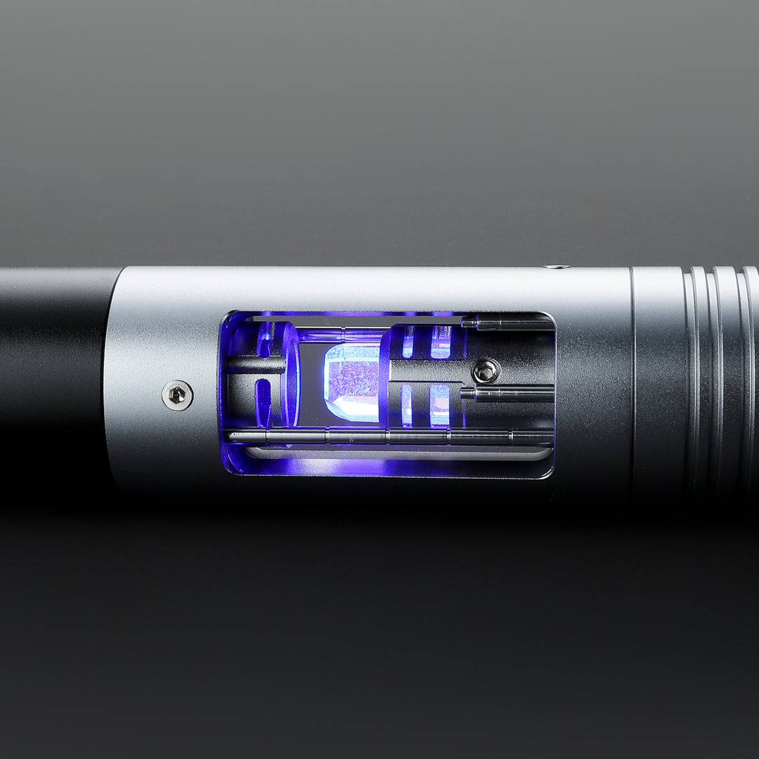 DamienSaber Lightsaber Crystal Light Saber Bluetooth Dual Ready Hilt 34CM