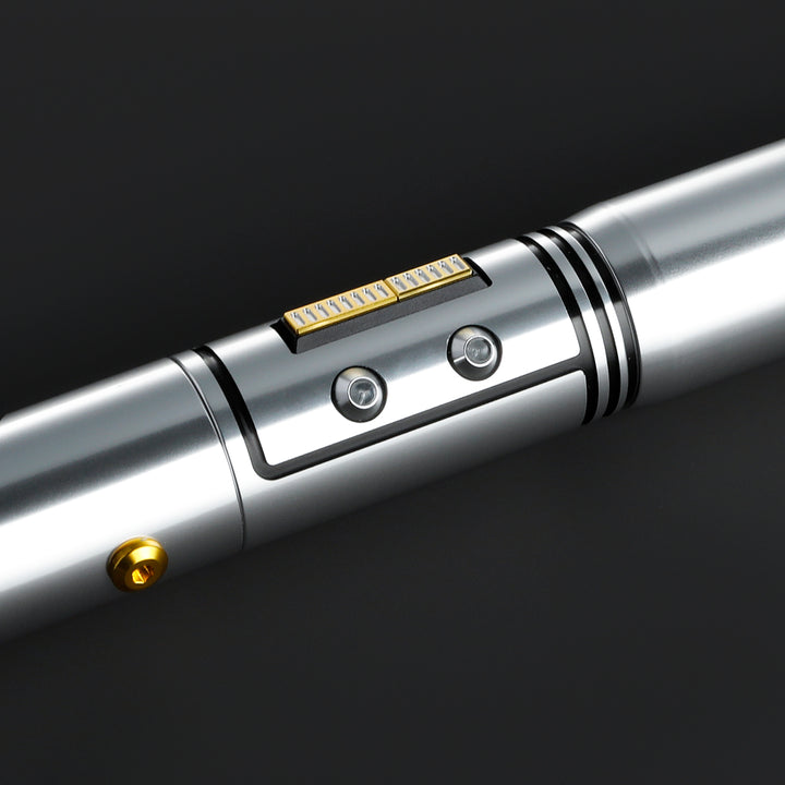 DamienSaber Lightsaber Master KB-S Light Saber Inspired Xenopixel V3 Pogo Core Custom Hilt 32.2CM