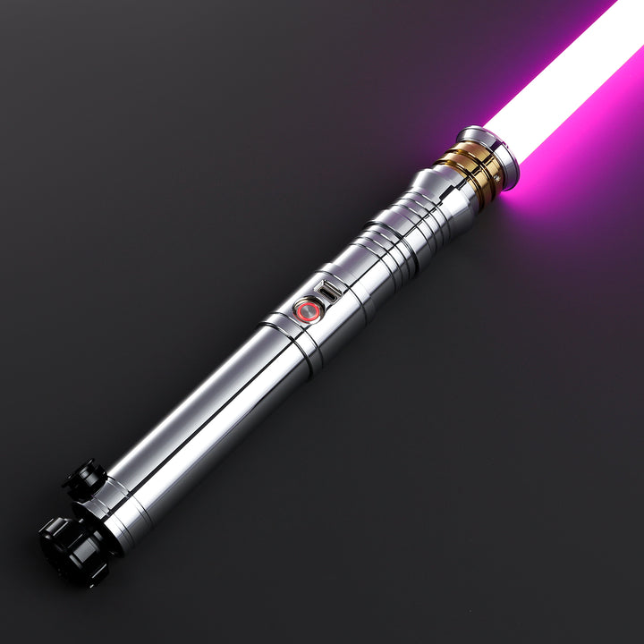 DamienSaber Lightsaber RVS Light Saber Red Dark Side Metal Hilt 28.8CM
