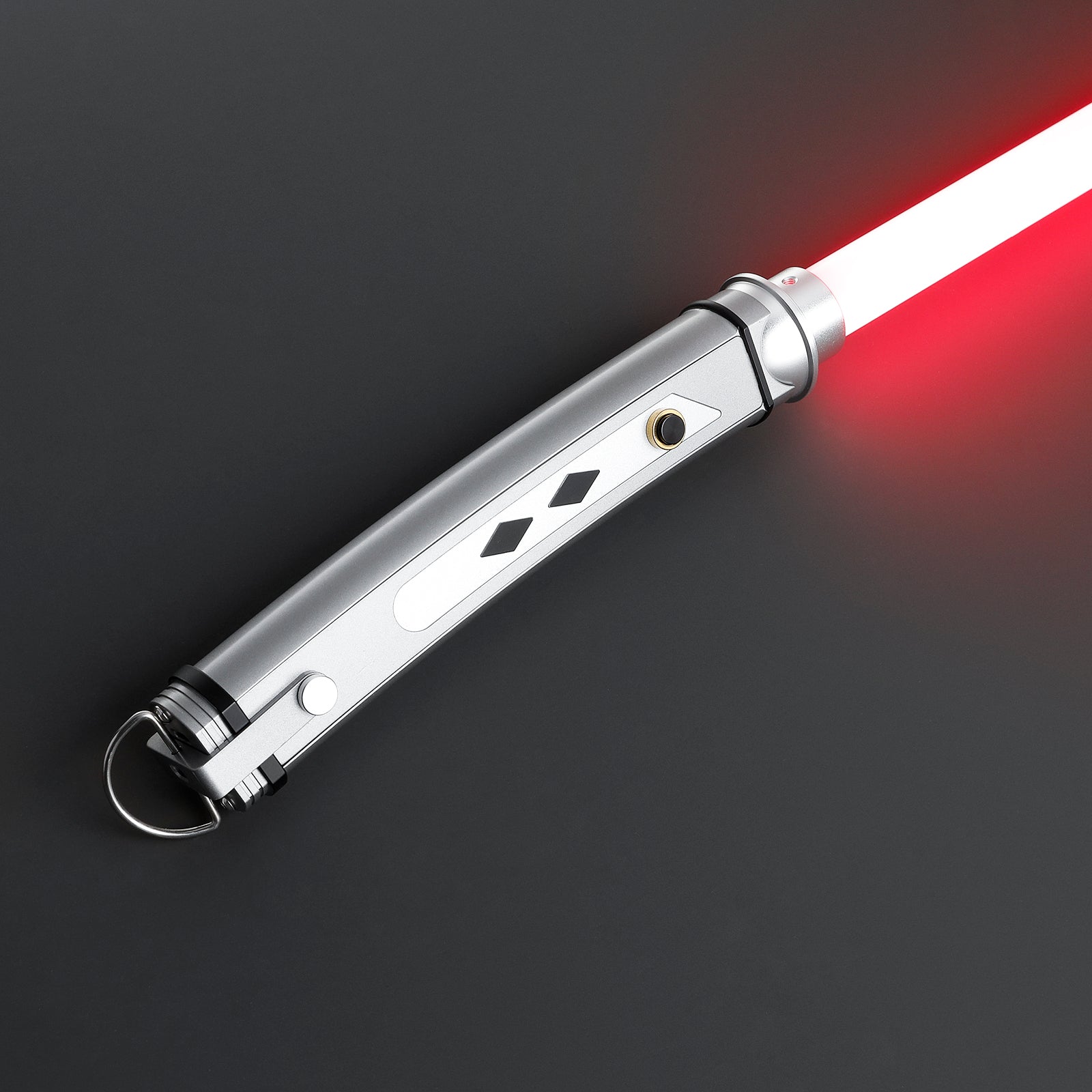 DamienSaber Lightsaber Ahsoka Tano Variant Light Saber Force FX White Lightsaber Double Blades Handles