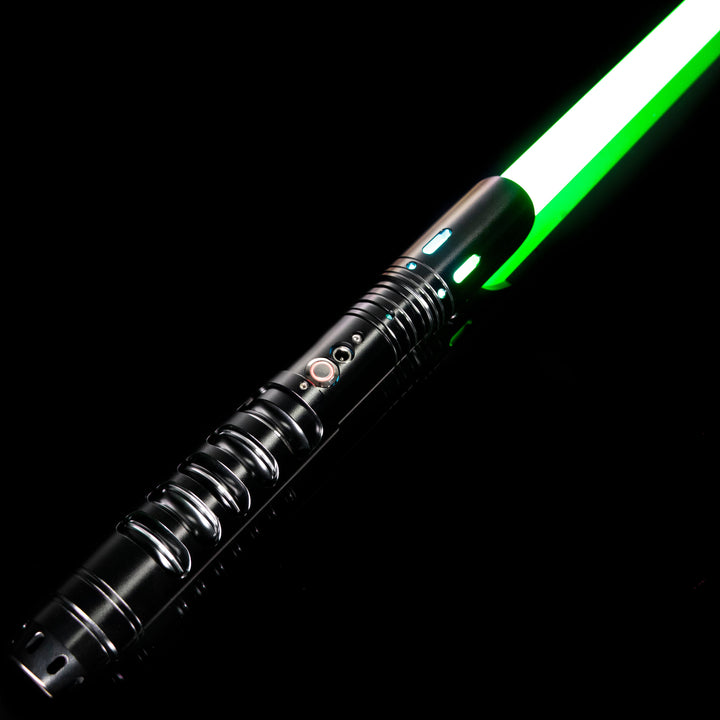 DamienSaber Light Saber Baselit 9 Sound Fonts Double Bladed Combainable Heavy Dueling Combat Lightsabers