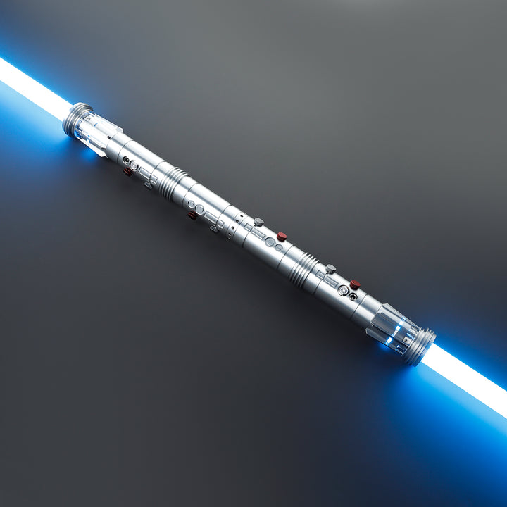 DamienSaber Lightsaber Darth Maul Saber Double Bladed Lightsaber Two Hilts Two Blades Hilt 26CM
