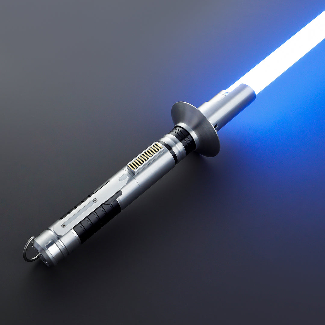 DamienSaber Lightsaber Jedi Ezra 3 Inspired Light Saber Xenopixel V3 1 Inch Polycarbonate Blade Hilt 28.5CM