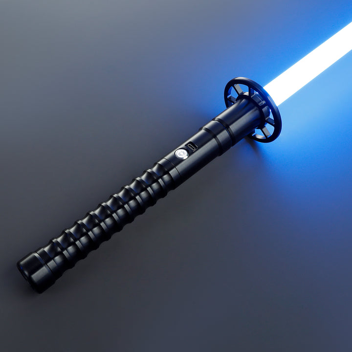 DamienSaber Lightsaber Best Heavy Dueling Light Saber for Competition Xenopixel V3 Long Hilt 30CM