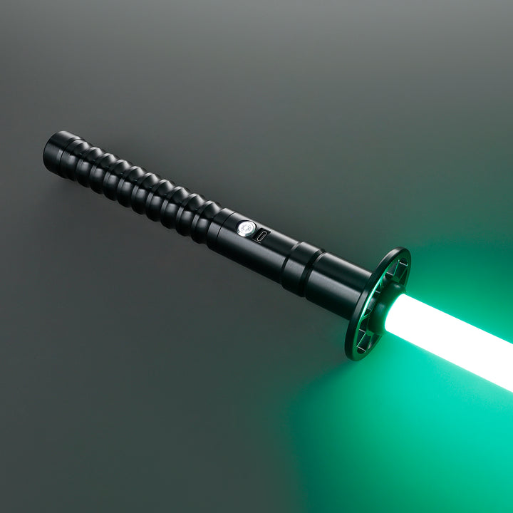 DamienSaber Lightsaber Best Heavy Dueling Light Saber for Competition Xenopixel V3 Long Hilt 30CM