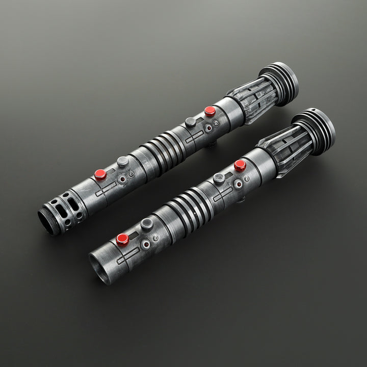 DamienSaber Lightsaber Maul & Asajj Ventress Light Saber Splitable Double Blades Hilt 63.5CM
