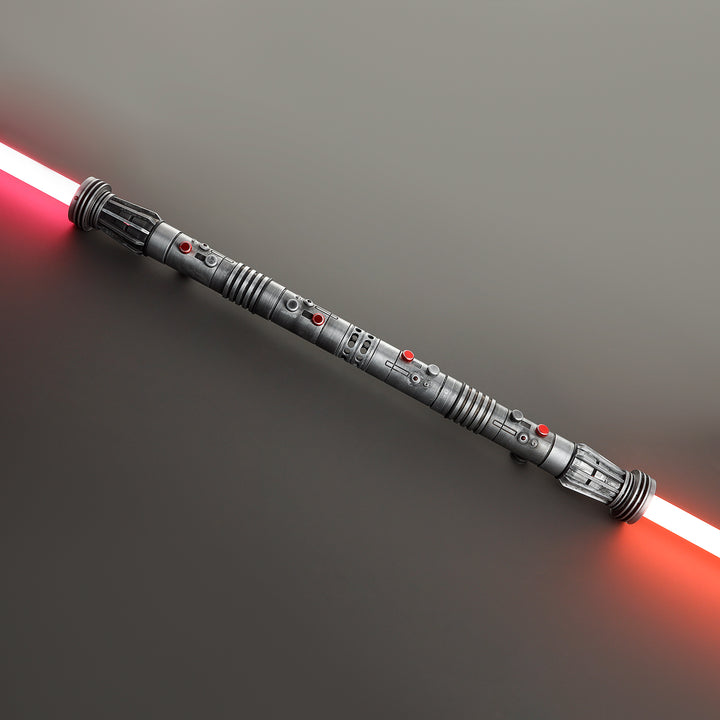 DamienSaber Lightsaber Maul & Asajj Ventress Light Saber Splitable Double Blades Hilt 63.5CM