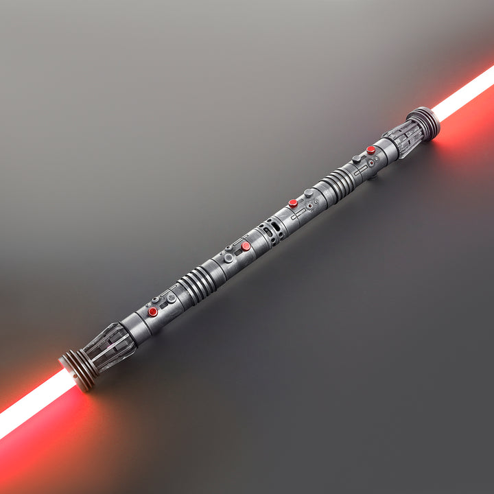 DamienSaber Lightsaber Maul & Asajj Ventress Light Saber Splitable Double Blades Hilt 63.5CM
