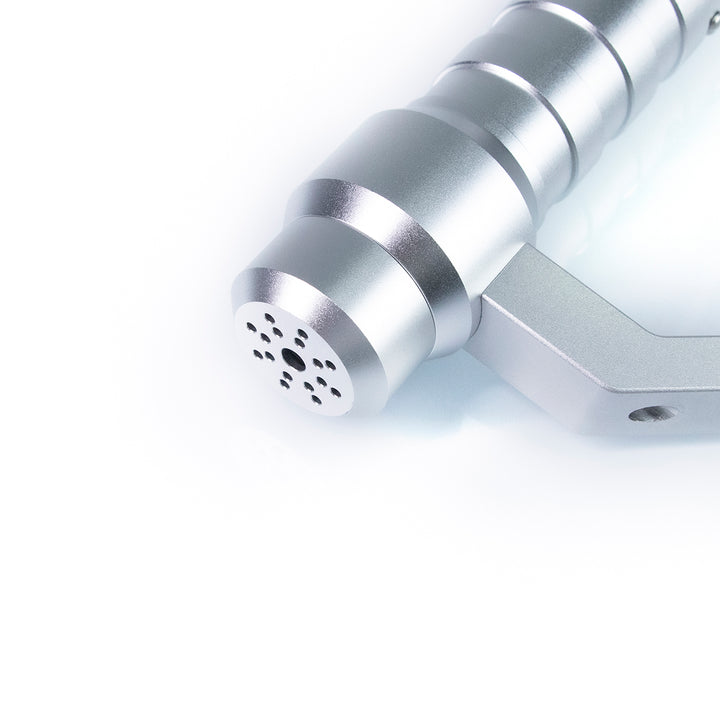 DamienSaber Lightsaber Flare Light Saber Bluetooth Supporting Realistic Meta Sliver Hilt 25.5CM