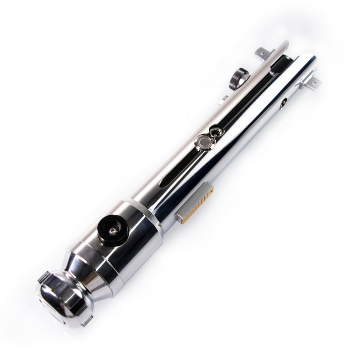 DamienSaber Lightsaber Ahsoka Variant Saber Two Hilts White Lightsaber Bluetooth Double Blades