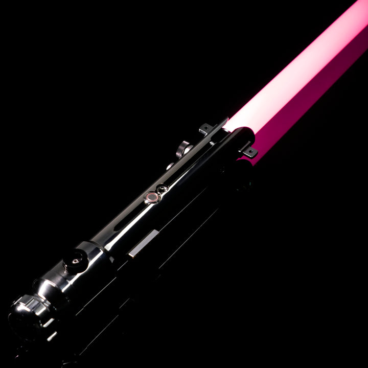 DamienSaber Lightsaber Ahsoka Variant Saber Two Hilts White Lightsaber Bluetooth Double Blades