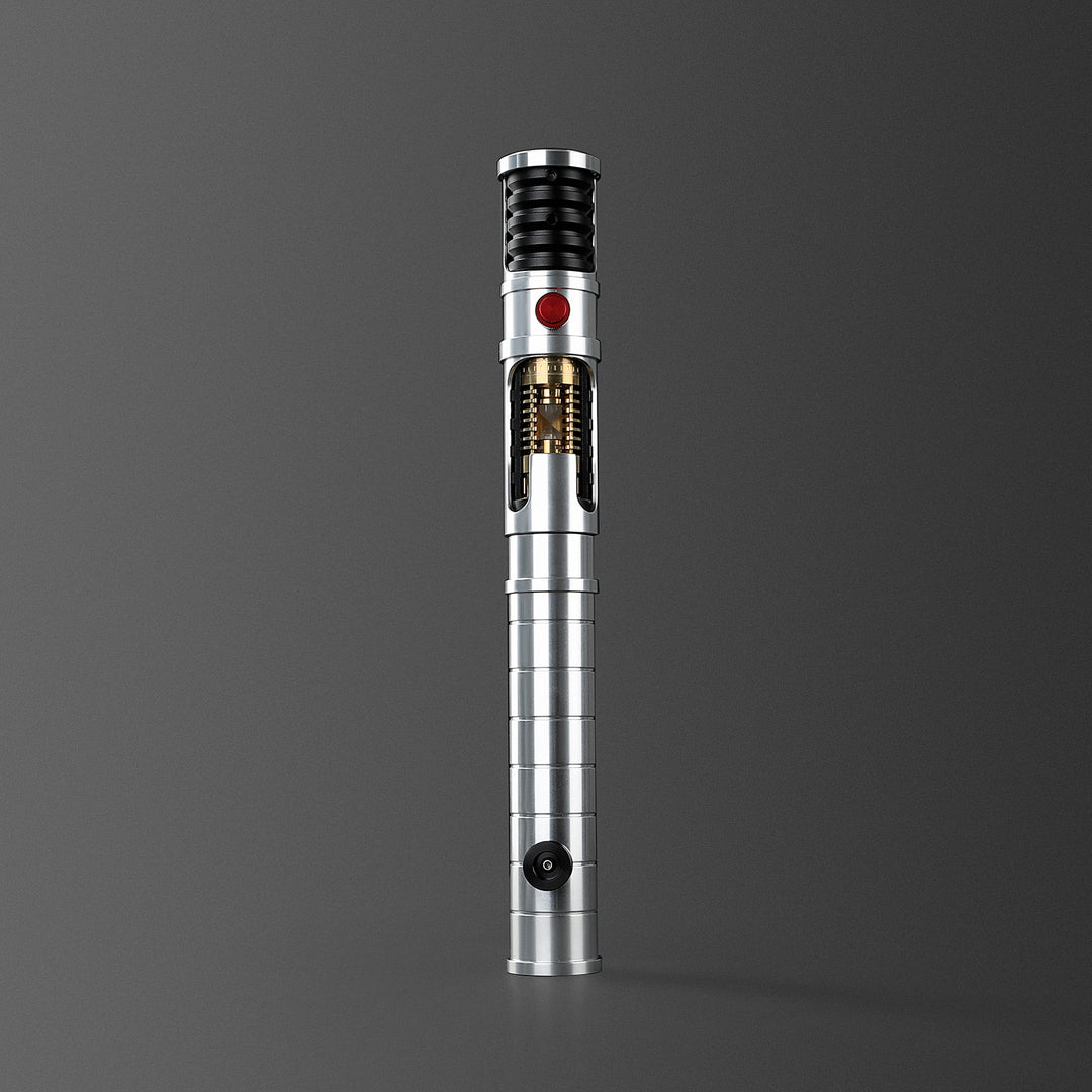 DamienSaber Quinlan Vos's Crystal Lightsaber Bluetooth App Control Neopixel Blade Hilt 31CM