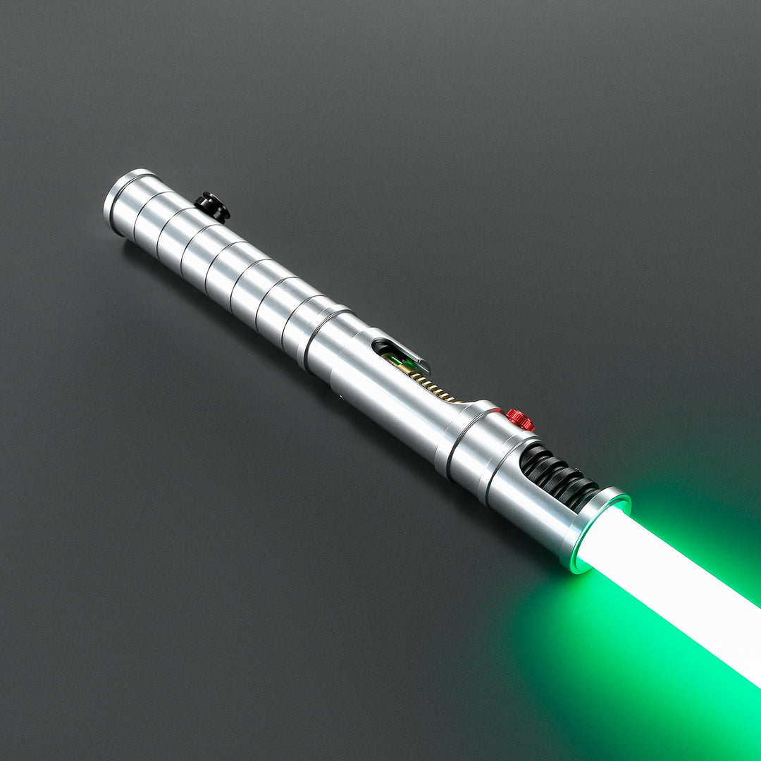 DamienSaber Quinlan Vos's Crystal Lightsaber Bluetooth App Control Neopixel Blade Hilt 31CM