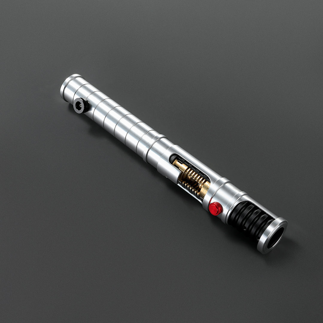 DamienSaber Quinlan Vos's Crystal Lightsaber Bluetooth App Control Neopixel Blade Hilt 31CM