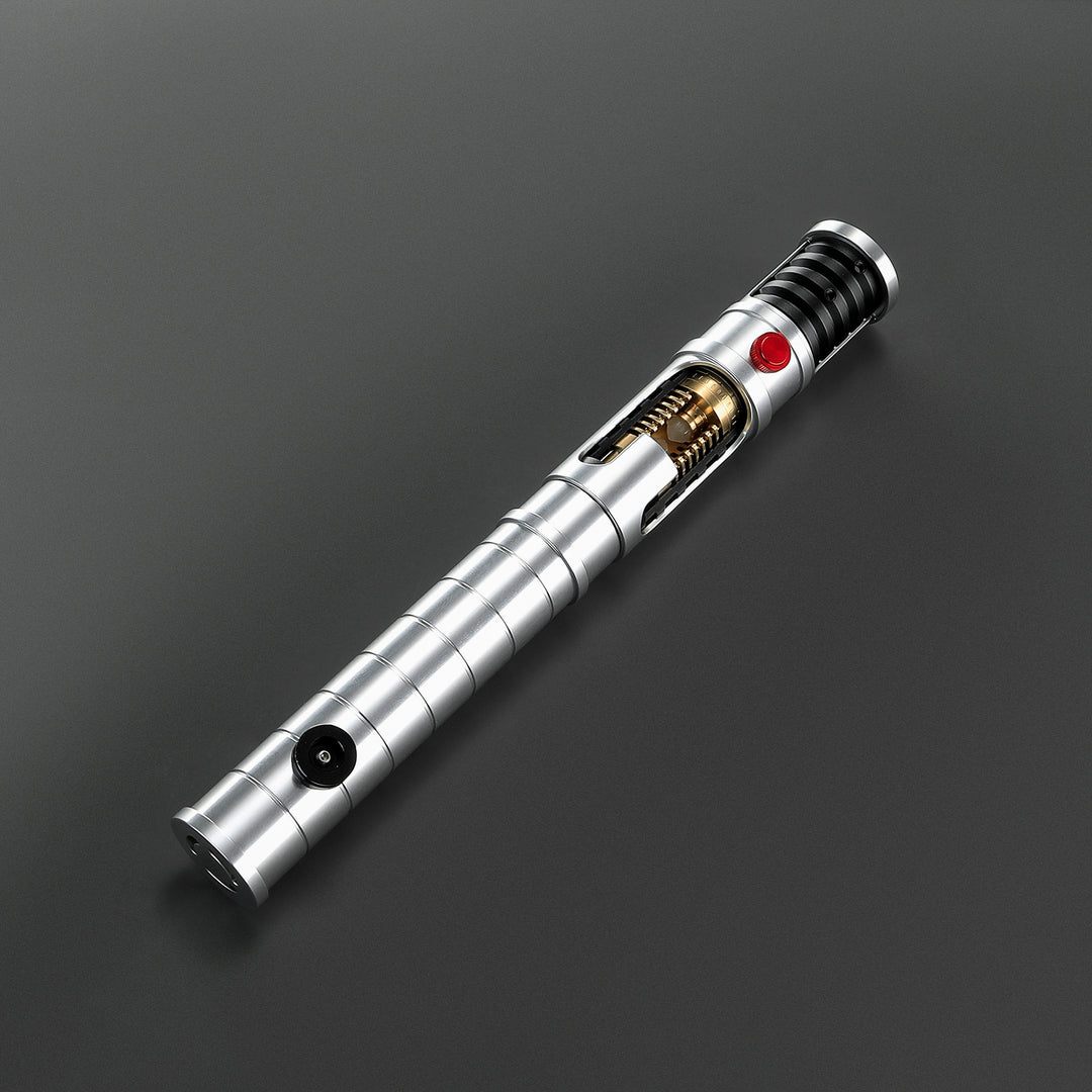 DamienSaber Quinlan Vos's Crystal Lightsaber Bluetooth App Control Neopixel Blade Hilt 31CM