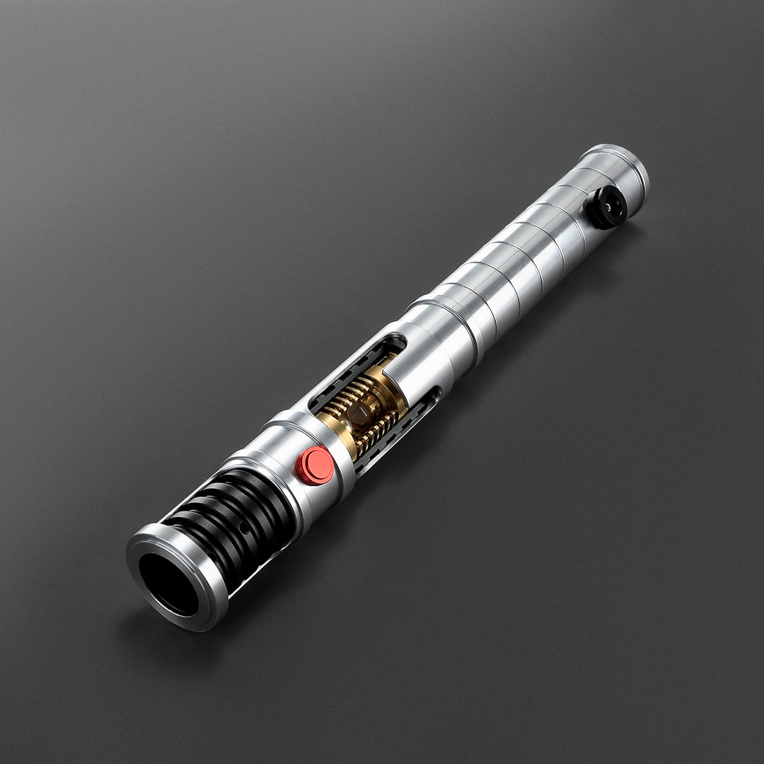 DamienSaber Quinlan Vos's Crystal Lightsaber Bluetooth App Control Neopixel Blade Hilt 31CM