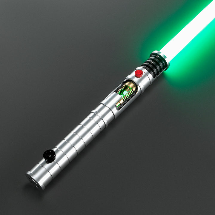 DamienSaber Quinlan Vos's Crystal Lightsaber Bluetooth App Control Neopixel Blade Hilt 31CM