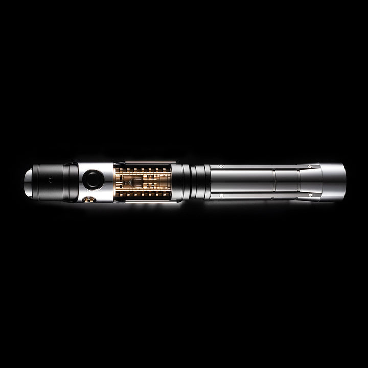 DamienSaber Lightsaber Starkiller V1 Light Saber with Crystal XENO3.0 Pogo Core Bluetooth Hilt 29CM