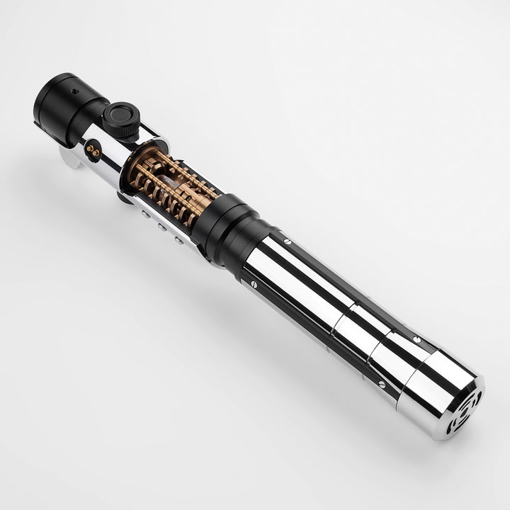 DamienSaber Lightsaber Starkiller V1 Light Saber with Crystal XENO3.0 Pogo Core Bluetooth Hilt 29CM