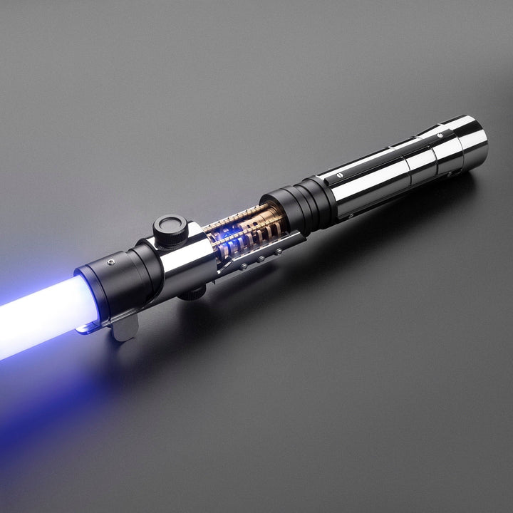 DamienSaber Lightsaber Starkiller V1 Light Saber with Crystal XENO3.0 Pogo Core Bluetooth Hilt 29CM