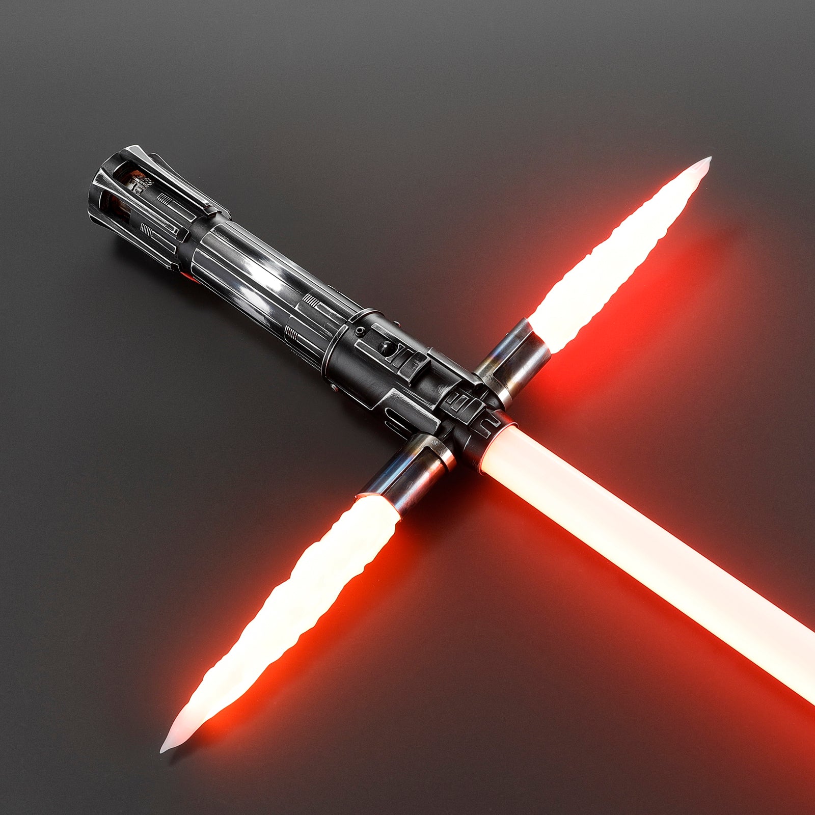 DamienSaber® Lightsaber Crossguard KR Ren Light Saber Red KR Black Ser