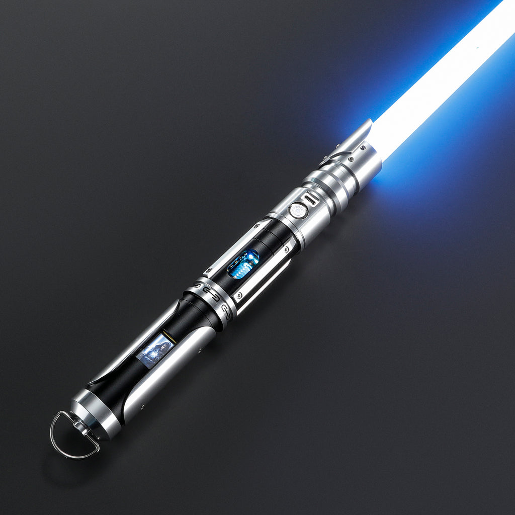DamienSaber Original Lightsaber LED Screen Crystal Saber Hilt 31CM