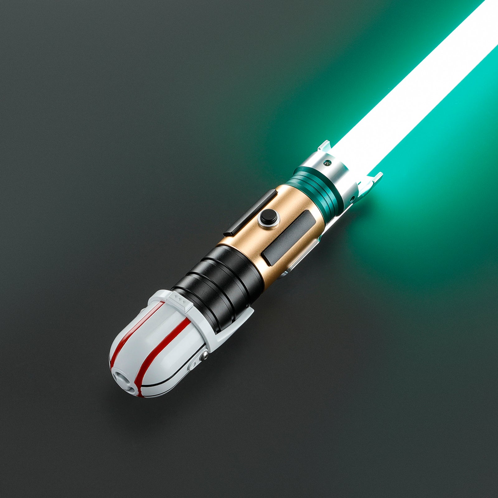 DamienSaber Green Grogu Lightsaber XENOpixel Short Saber Hilt 18.2CM