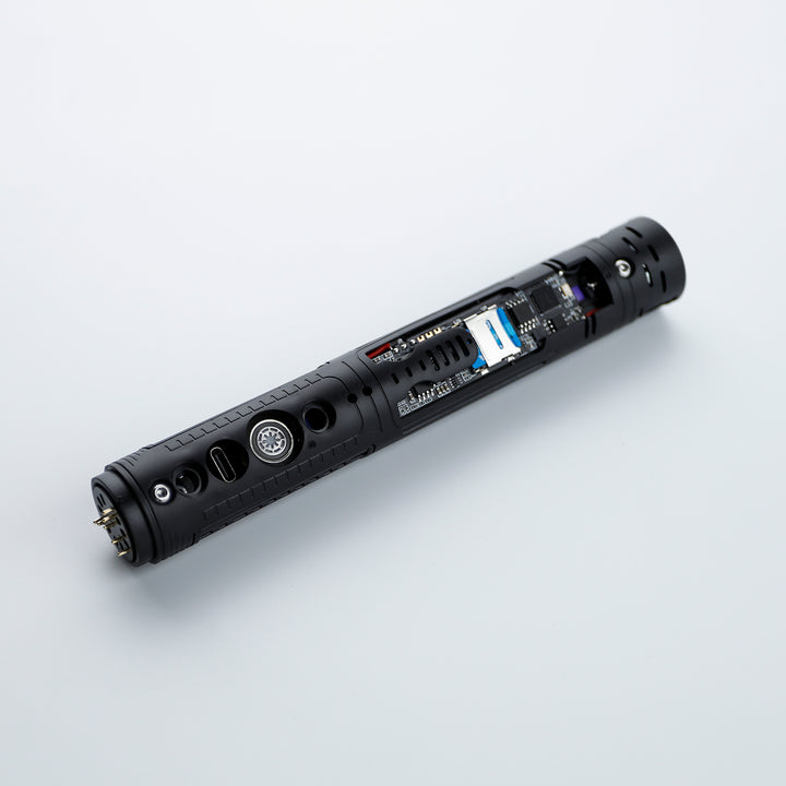 Damiensaber Lightsaber Soundboard Electronic Kit XRGB3.0 Xenopixel XENO3.0 Smooth Swing Soundboard with Infinite Color Changing 34 Sound Fonts FOC Lock Up Blaster Gravity Sensor Bluetooth APP Supporting Kit