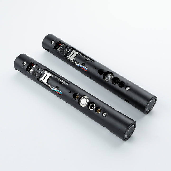 Damiensaber Lightsaber Soundboard Electronic Kit XRGB3.0 Xenopixel XENO3.0 Smooth Swing Soundboard with Infinite Color Changing 34 Sound Fonts FOC Lock Up Blaster Gravity Sensor Bluetooth APP Supporting Kit
