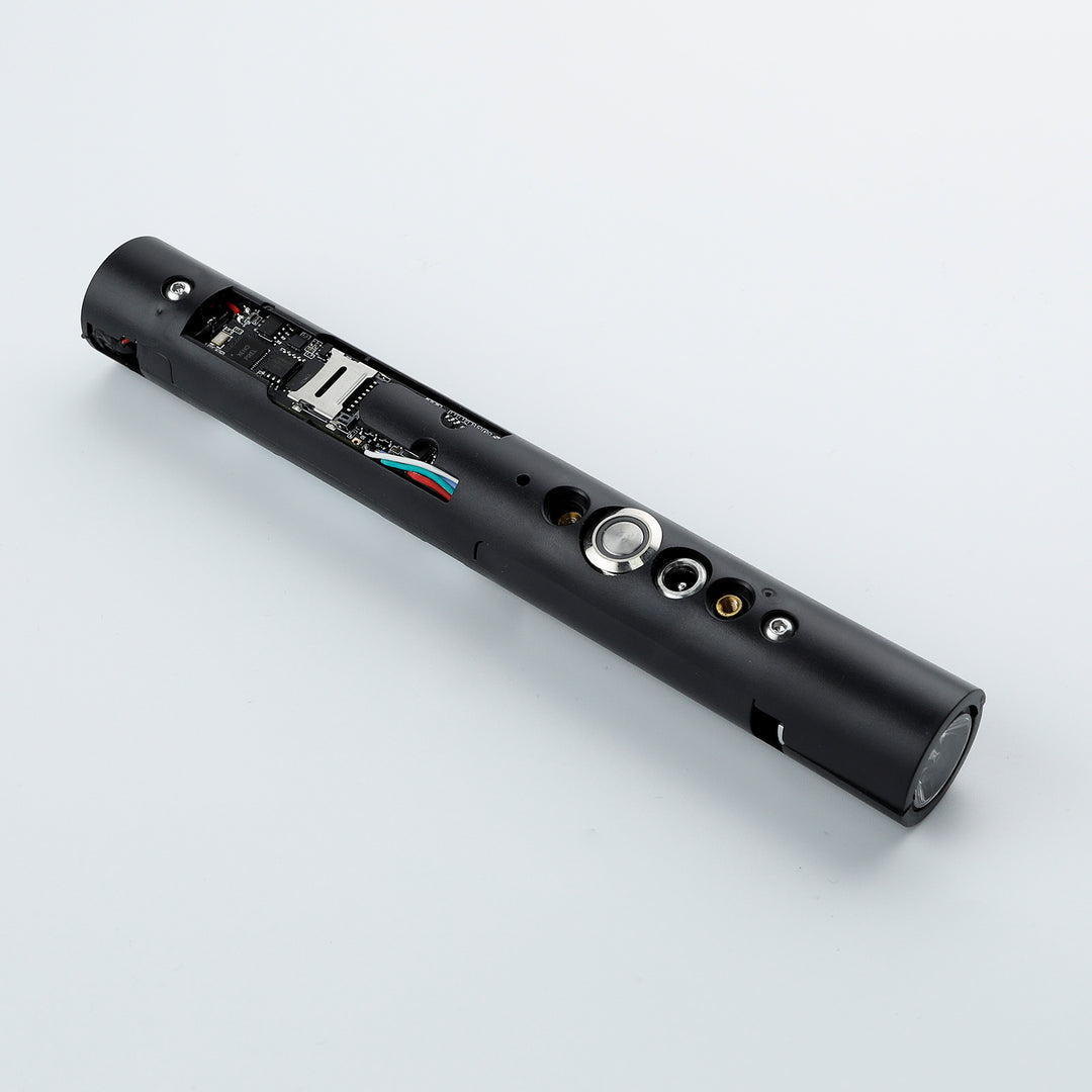 Damiensaber Lightsaber Soundboard Electronic Kit XRGB3.0 Xenopixel XENO3.0 Smooth Swing Soundboard with Infinite Color Changing 34 Sound Fonts FOC Lock Up Blaster Gravity Sensor Bluetooth APP Supporting Kit
