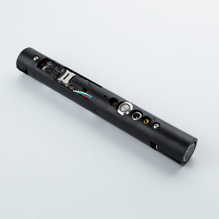 Damiensaber Lightsaber Soundboard Electronic Kit XRGB3.0 Xenopixel XENO3.0 Smooth Swing Soundboard with Infinite Color Changing 34 Sound Fonts FOC Lock Up Blaster Gravity Sensor Bluetooth APP Supporting Kit