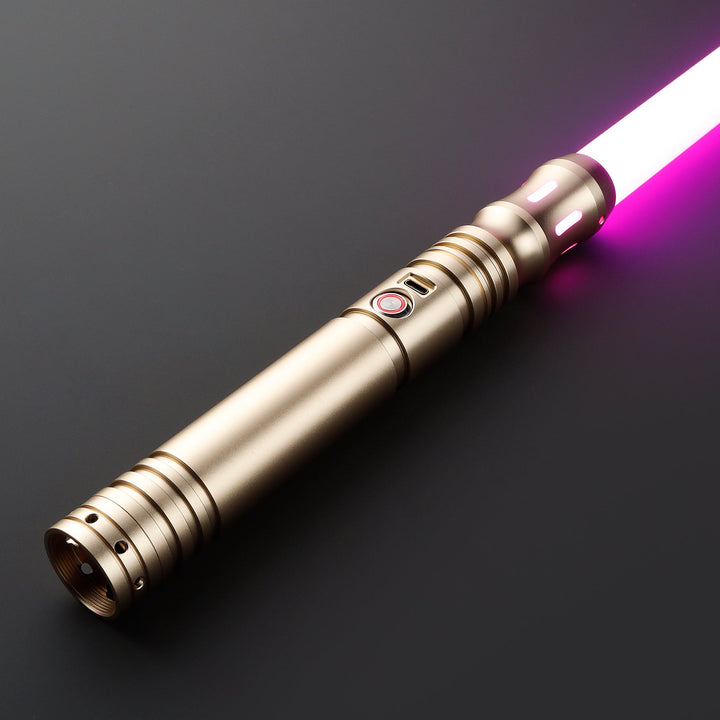 DamienSaber Lightsaber Baselit 4 Sound Fonts Lightsaber Hilt 27.5CM