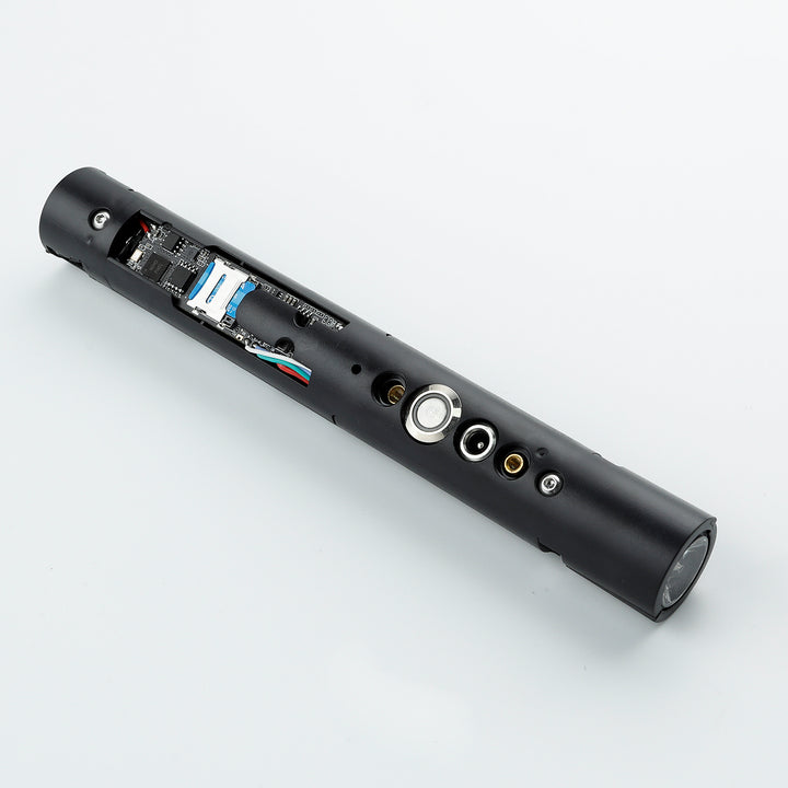 Damiensaber Lightsaber Soundboard Electronic Kit XRGB3.0 Xenopixel XENO3.0 Smooth Swing Soundboard with Infinite Color Changing 34 Sound Fonts FOC Lock Up Blaster Gravity Sensor Bluetooth APP Supporting Kit