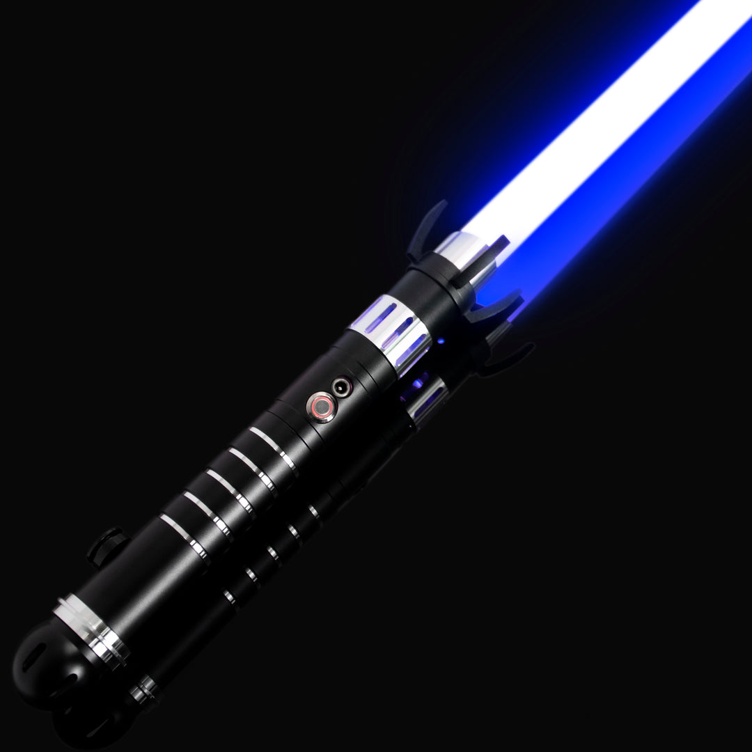 DamienSaber Lightsaber Loki Upgrade Force FX Light Saber Bluetooth Spider Black Hilt 28CM