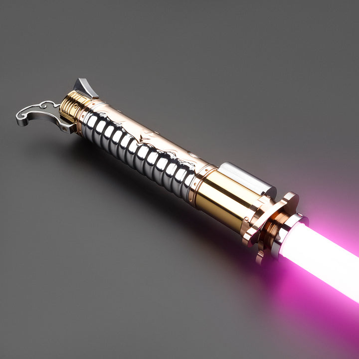 DamienSaber Lightsaber Force FX Lop Lightsaber Green Heavy Dueling Motion Control Hilt 25.5CM