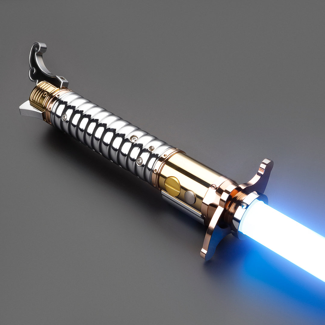 DamienSaber Lightsaber Force FX Lop Lightsaber Green Heavy Dueling Motion Control Hilt 25.5CM