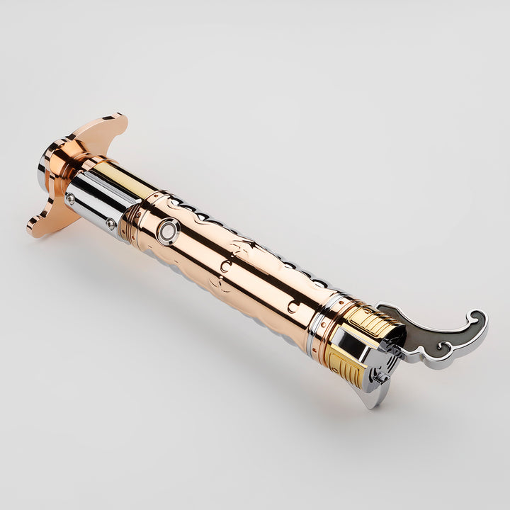 DamienSaber Lightsaber Force FX Lop Lightsaber Green Heavy Dueling Motion Control Hilt 25.5CM