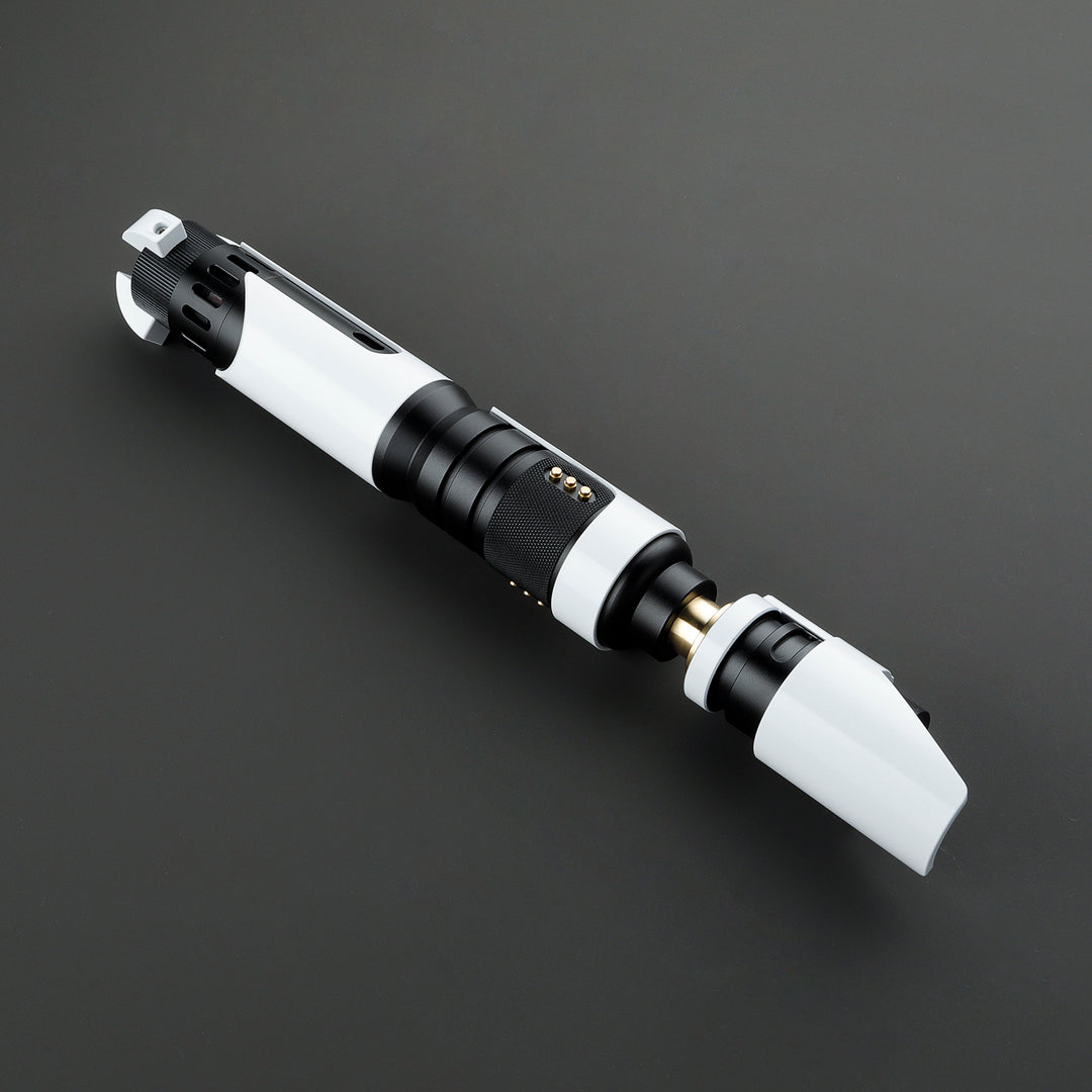 DamienSaber Lightsaber Xenopixel V3 Kit Light Saber Bluetooth Connectable White Hilt 28.7CM