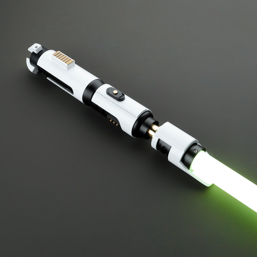 DamienSaber Lightsaber Xenopixel V3 Kit Light Saber Bluetooth Connectable White Hilt 28.7CM