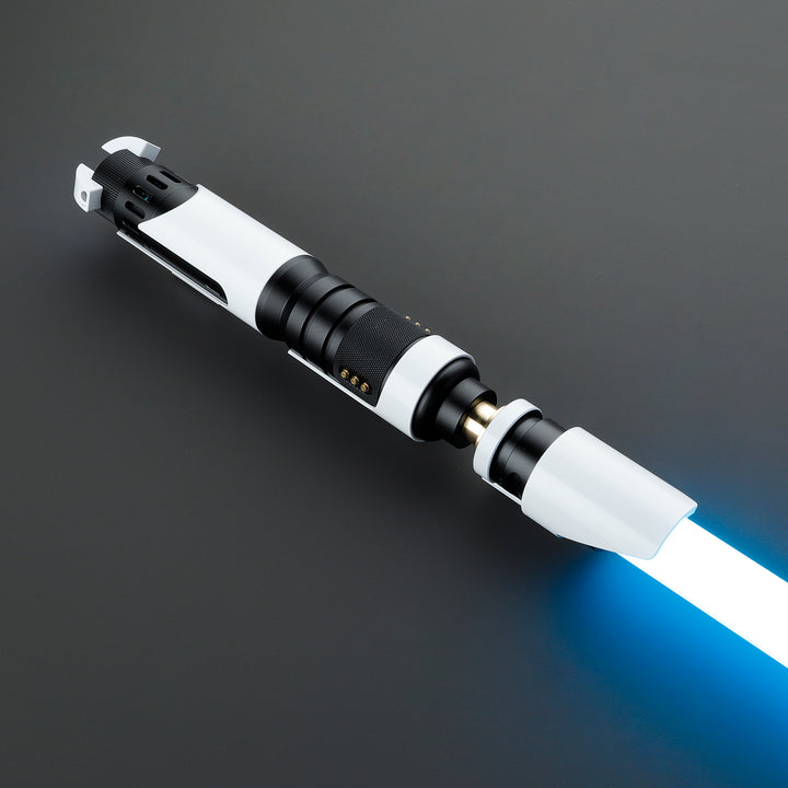 DamienSaber Lightsaber Xenopixel V3 Kit Light Saber Bluetooth Connectable White Hilt 28.7CM