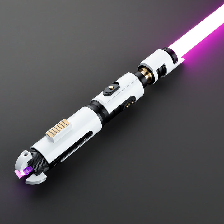 DamienSaber Lightsaber Xenopixel V3 Kit Light Saber Bluetooth Connectable White Hilt 28.7CM