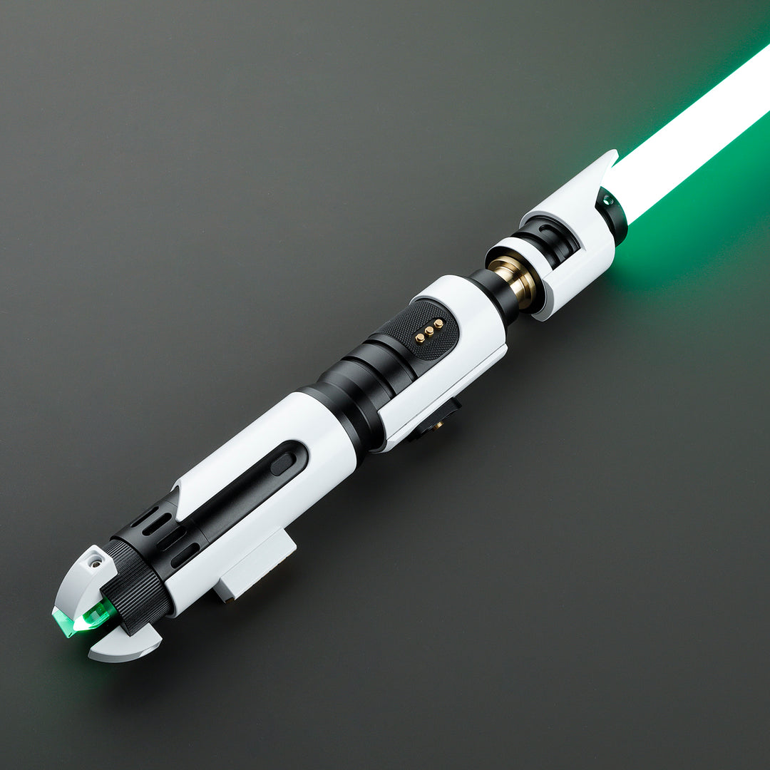 DamienSaber Lightsaber Xenopixel V3 Kit Light Saber Bluetooth Connectable White Hilt 28.7CM