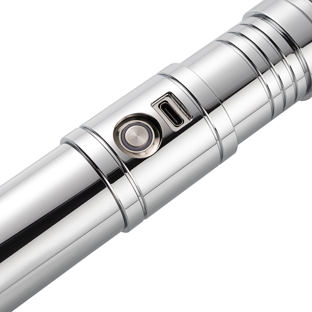 DamienSaber Lightsaber RVS Light Saber Red Dark Side Metal Hilt 28.8CM