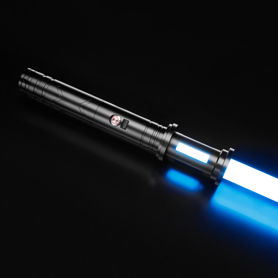 DamienSaber Lightsaber HX Series Black Lightsaber Bluetooth Light Saber Hilt 28.3CM