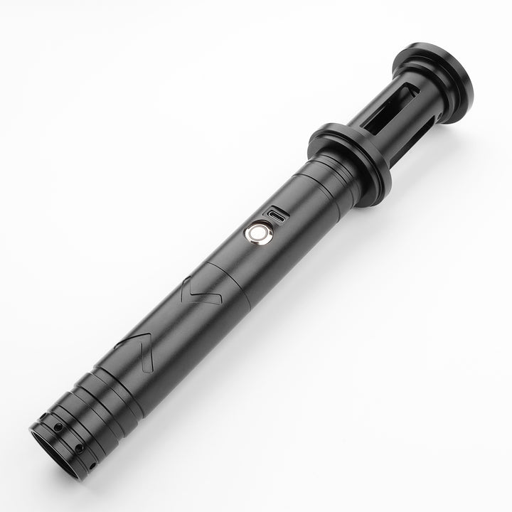 DamienSaber Lightsaber HX Series Black Lightsaber Bluetooth Light Saber Hilt 28.3CM