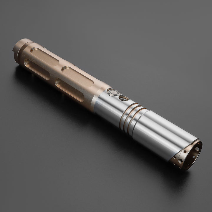 DamienSaber Lightsaber Xenopixel 3.0 Bluetooth Light Saber Fore FX Sensitive Smooth Swing Short Hilt 23.8CM