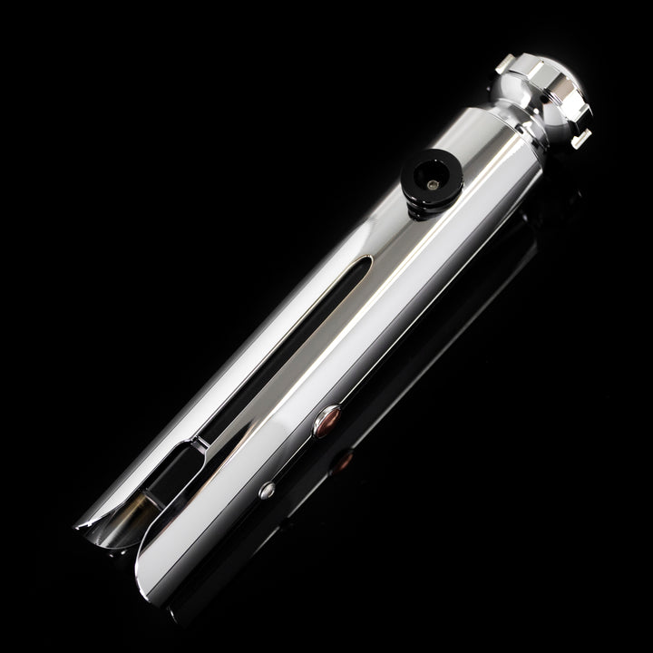 DamienSaber Lightsaber Ahsoka Variant Saber Two Hilts White Lightsaber Bluetooth Double Blades