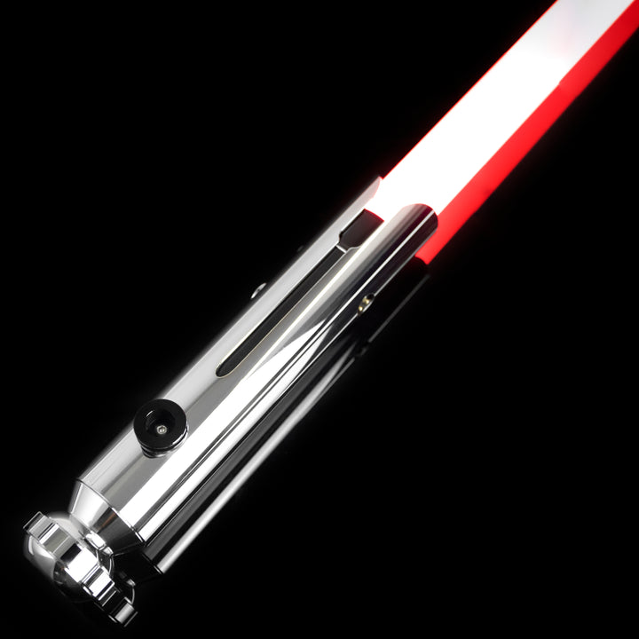DamienSaber Lightsaber Ahsoka Variant Saber Two Hilts White Lightsaber Bluetooth Double Blades